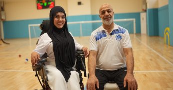 SMA’lı milli sporcunun  Bocciada hedefi büyük