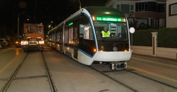 Güçlenen filonun son tramvayı da raylarda