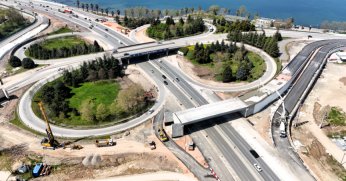 İzmit sahil bağlantı kolu trafiğe kapatıldı