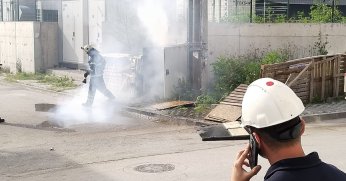 Trafo yangını paniğe neden oldu