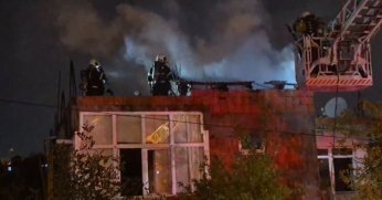 Çatı katında korkutan yangın