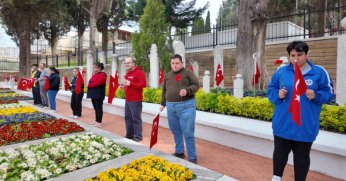 Goncalı bireylerden şehitlere vefa ziyareti