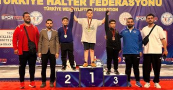 Serkan Koç halterde Türkiye ikincisi