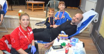 Kampanyada 138 ünite kan toplandı