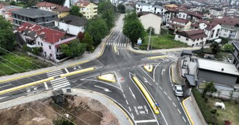 Modern kavşak hizmete açıldı