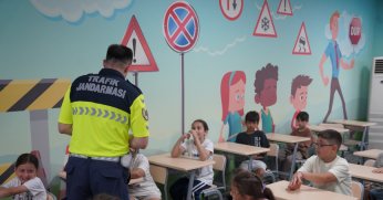 Çocuklarda trafik bilinci oluşturuldu