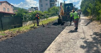 Üstyapıda çalışmalar sürüyor
