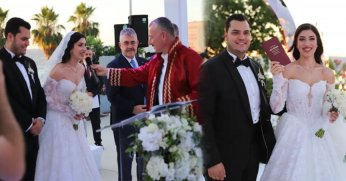 Rüya gibi bir düğünle dünyaevine girdiler