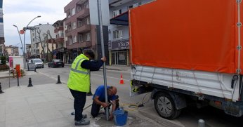 Binlerce levha ve direk yenilendi