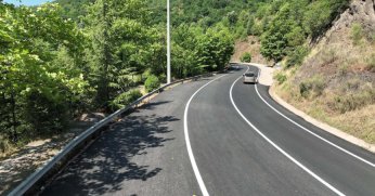 Yuvacık Barajı yolu yenilendi