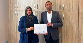 Başkan Motor, mazbatasını aldı