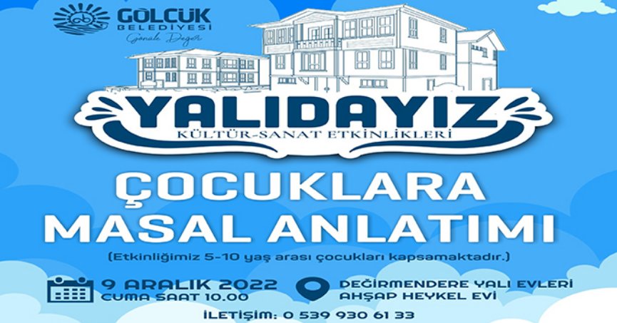 Yalıdayız etkinlikleri masallarla sürüyor