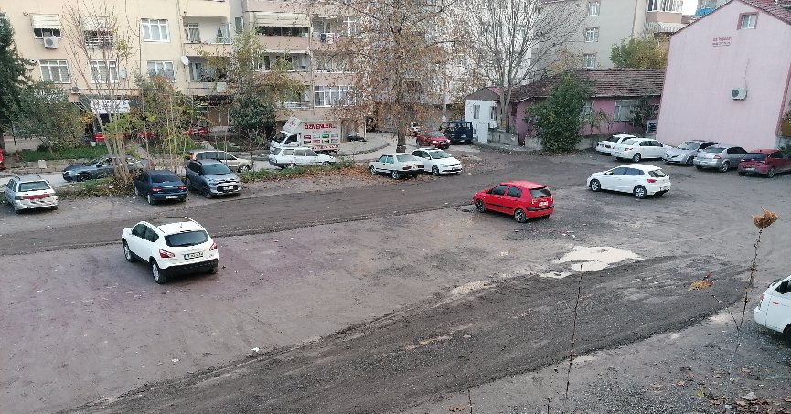 Otopark alanında düzenleme yapıldı