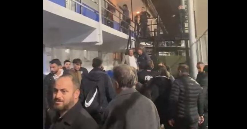 Barbaros- Kandıra maçında olaylar çıktı