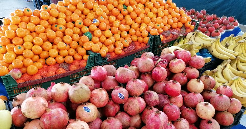 Semt pazarında ürün çeşitliliği