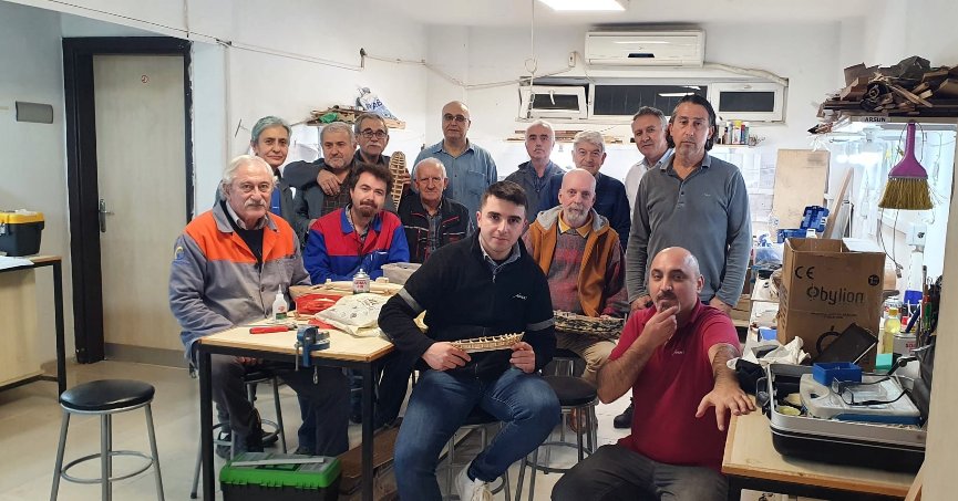 Birçok çeşit model gemi kurslarda yapılıyor