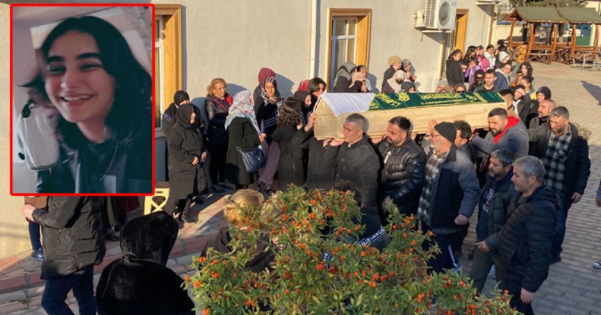 Ölü bulunan kız son yolculuğuna uğurlandı