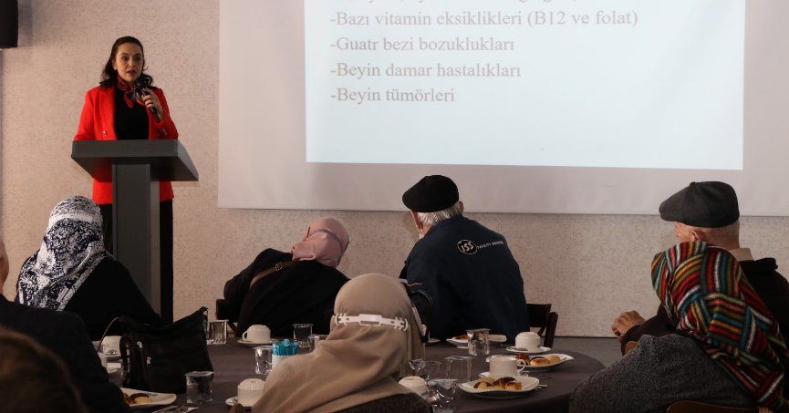 Unutkanlık ve alzheimer konulu söyleşi ve tarama