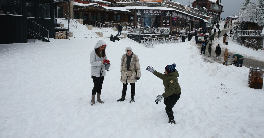 Kartepe kayak merkezi  yeni yıla hazır durumda