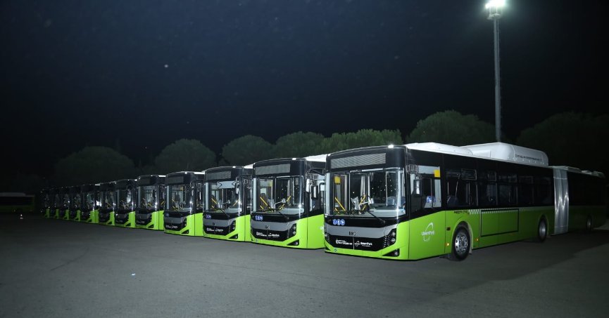 210 otobüsten kalan son 20 araç teslim edildi