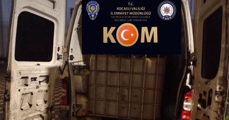 3 tona yakın akaryakıt ele geçirildi