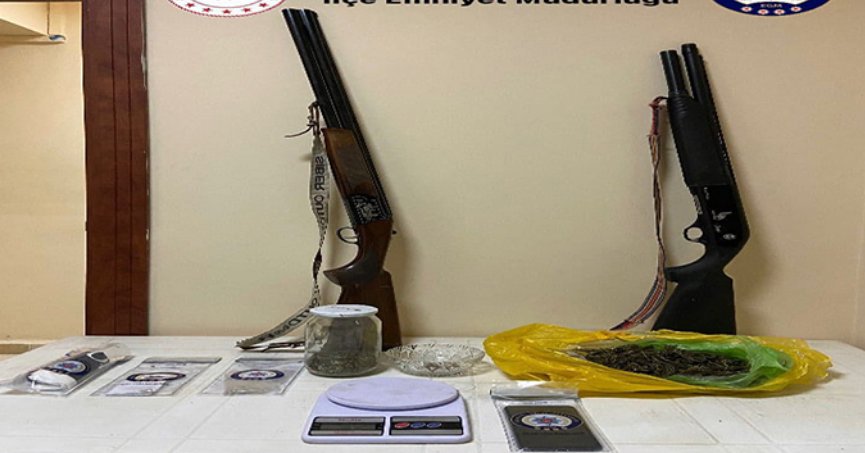 Polis kovalamacası torbacının evinde bitti