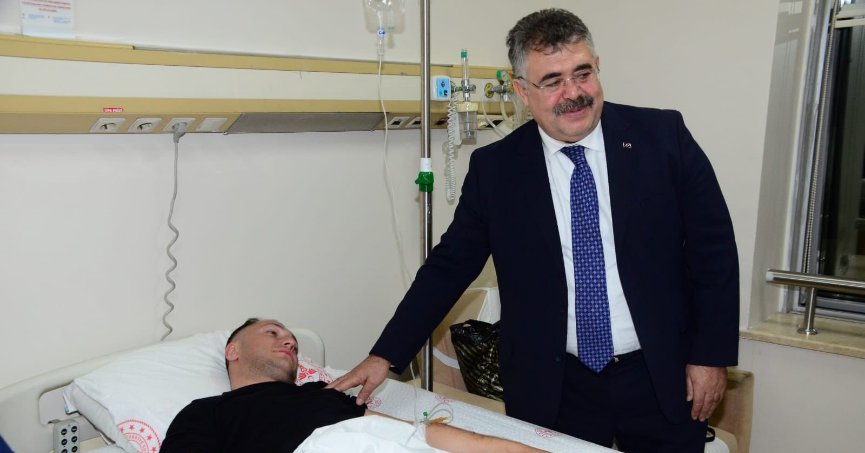 Komiser eğitim sırasında yaralandı