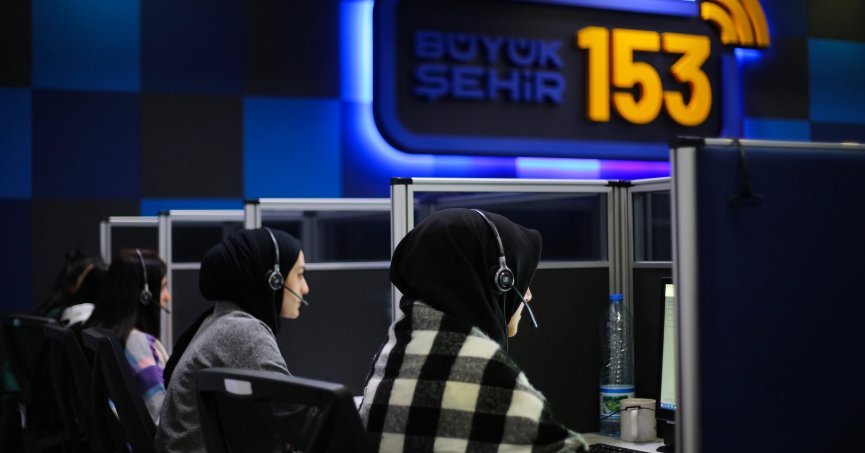 Alo 153’den 1 milyon  205 bin kişiye hizmet