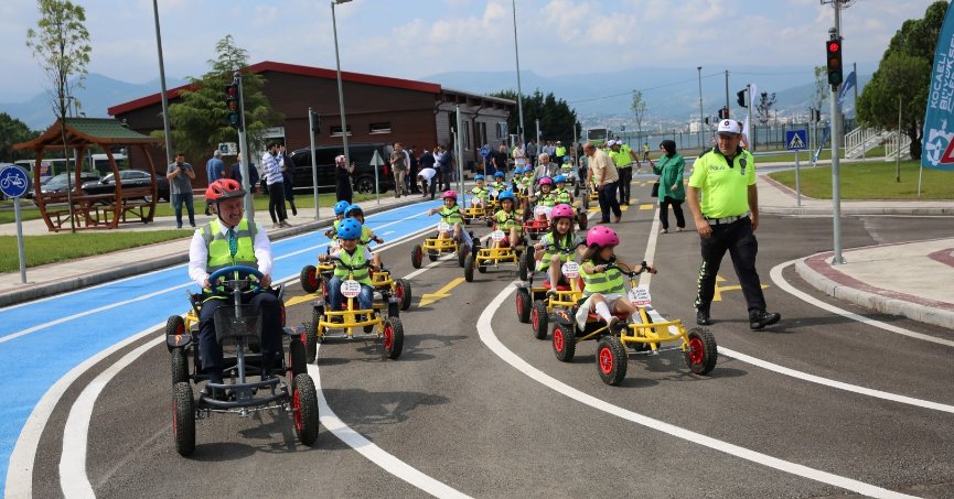 Trafik Eğitim Parkı’nda 4.250 öğrenciye eğitim