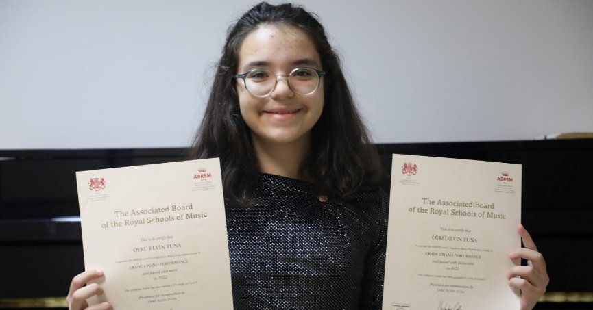 Öykü’nün yurt dışındaki başarısı gururlandırdı