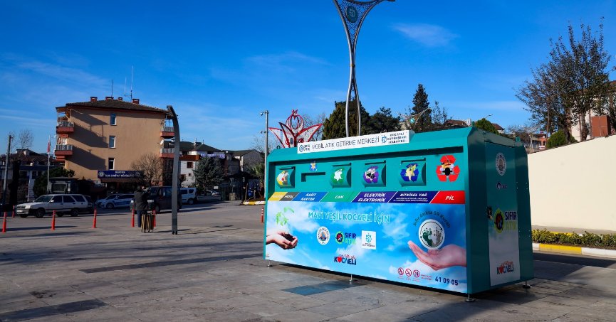 12 ilçeye 80 adet Mobil  Atık Getirme Merkezi