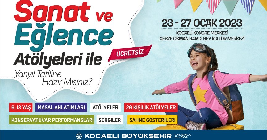Yarıyıl tatilinde sanat  ve eğlence atölyeleri