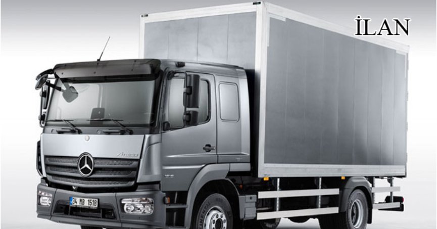 İcradan satılık 2003 model Mercedes kamyon