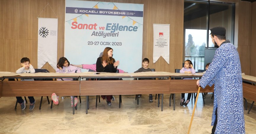 Sanat ve eğlence  atölyelerine yoğun ilgi