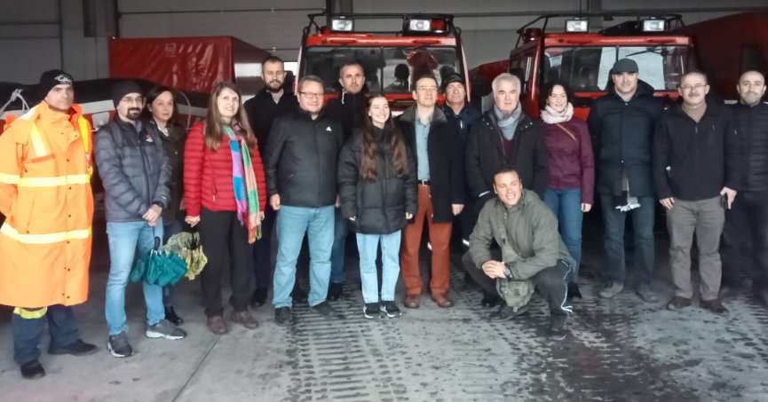 İtfaiye, Afetlere Hazırız projesi için Yunanistan’da