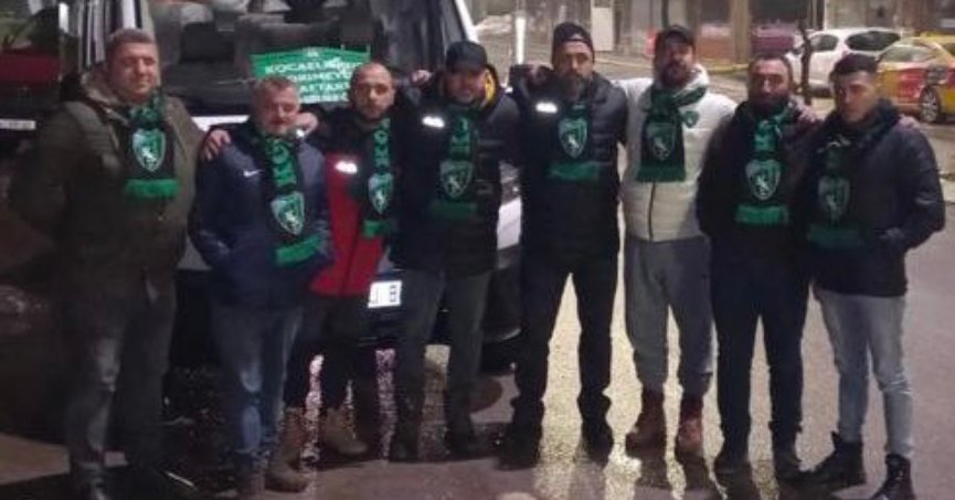 Taraftarlar, Hatay’a gitti