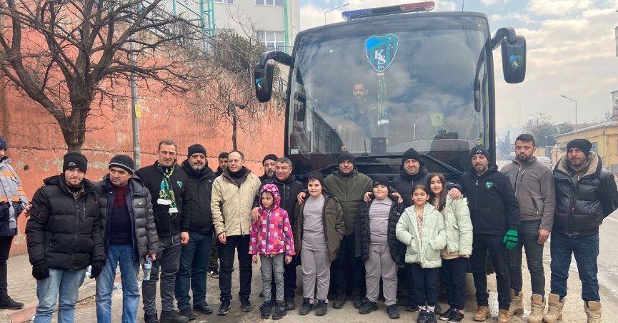 Yardımlar depremzedelere ulaştırıldı