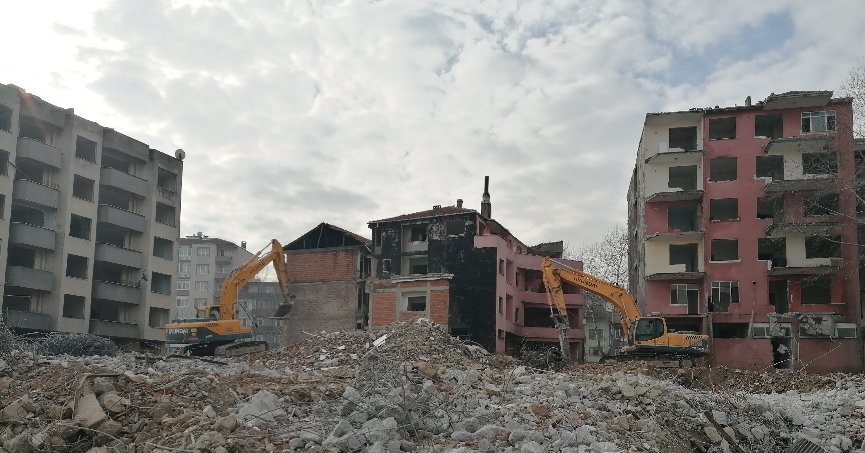 Yıkımda yüzde 70’lik bölüm tamamlandı