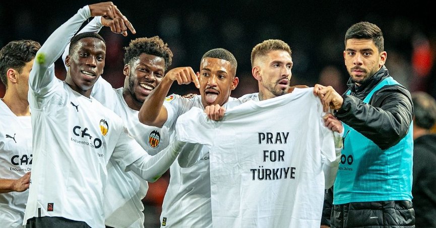 Valencia: Türkiye için dua et