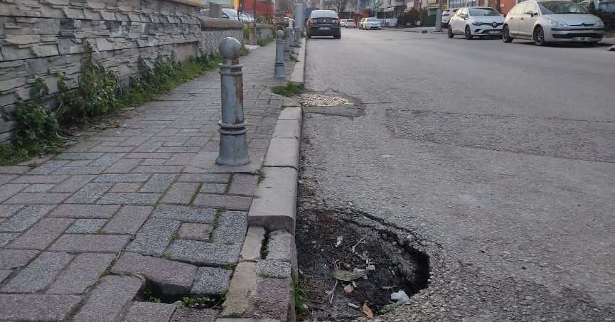 Çöken bölüme yama yapılmalı