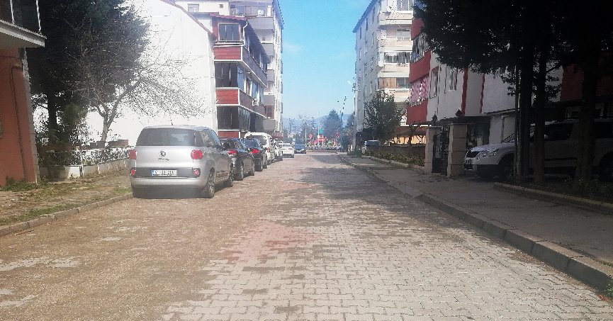 71. Sokak düzgün  görüntüye kavuştu