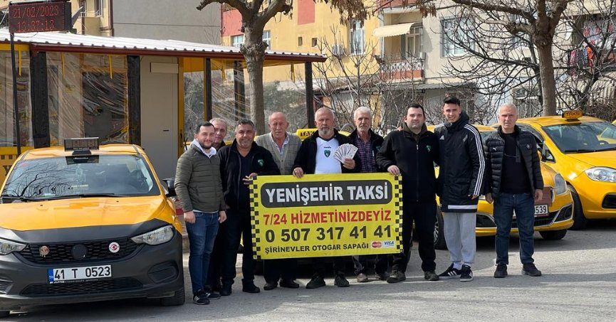 Yenişehir Taksi Durağından 100 bilet