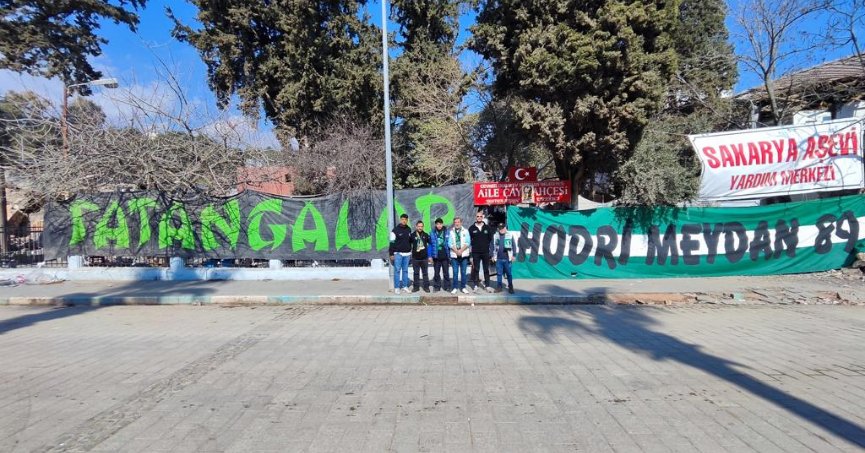 Hodri Meydan- Tatngalar el ele deprem bölgesinde 