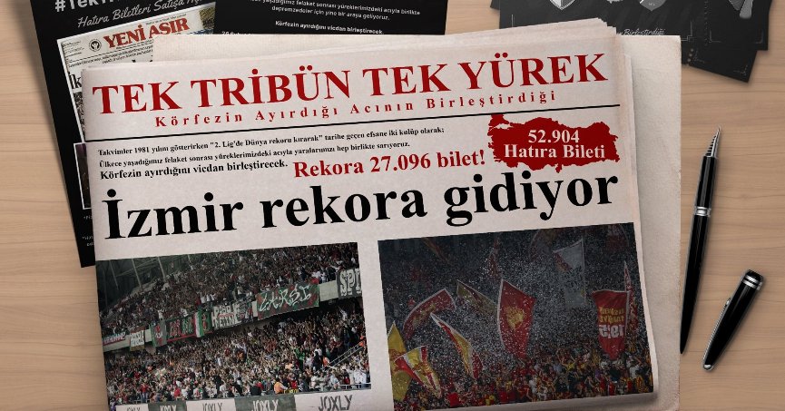 Göztepe  hatıra bilet sayısını güncelledi