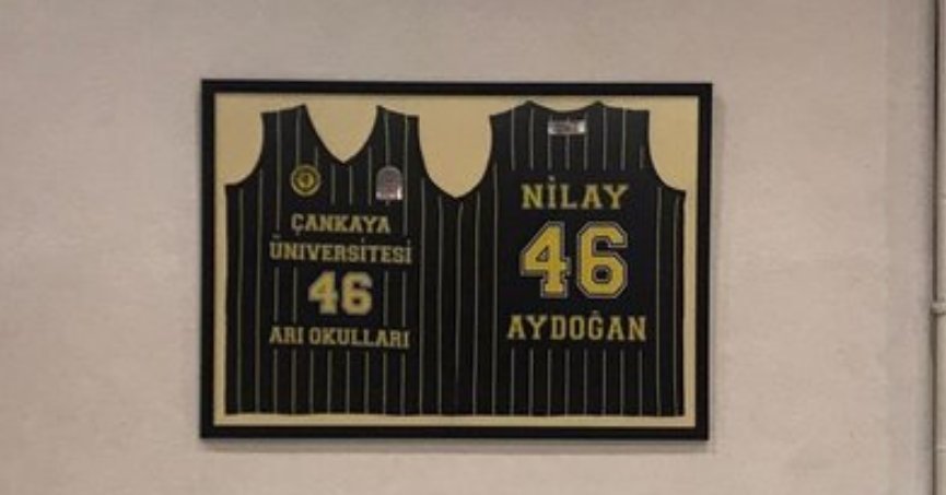 Milli basketbolcu Nilay Aydoğan'ın forması emekli edildi