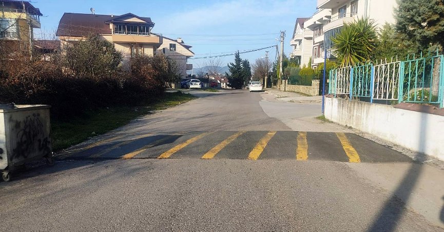 Harmantarla’ya  hız kesici yapıldı