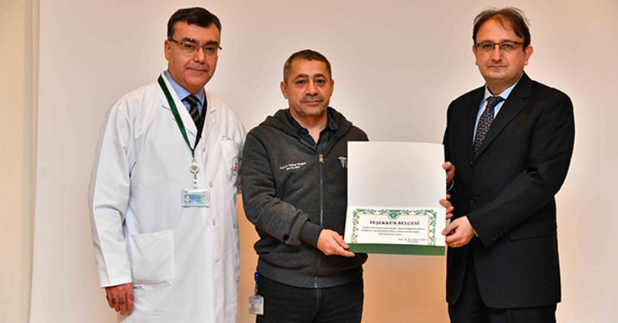 Gönüllü sağlıkçılara teşekkür edildi