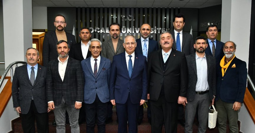 Erzurumlular, Rektör  Cantürk’ü ziyaret etti