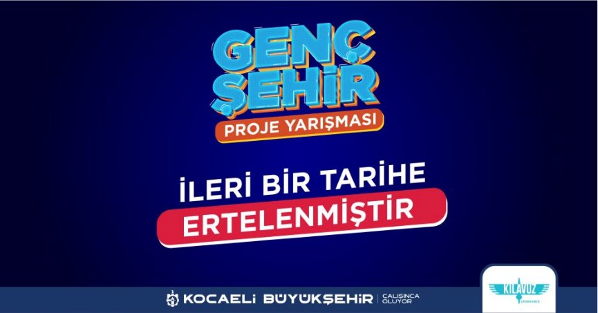 Büyükşehir’in Genç Şehir Proje Yarışması ertelendi