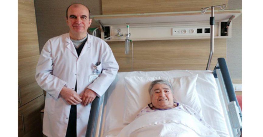 87 yaşındaki hastaya Medar’da başarılı operasyon